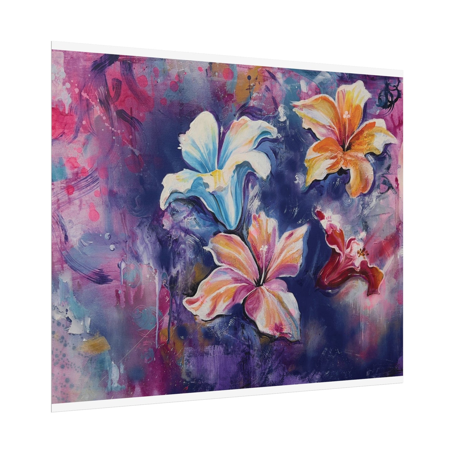 Poster of an original artwork" Creative Flow"