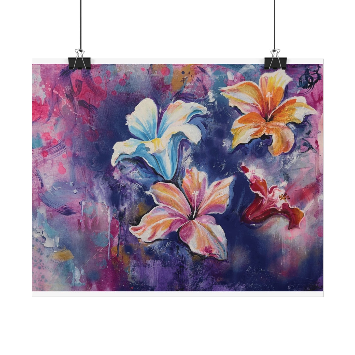 Poster of an original artwork" Creative Flow"