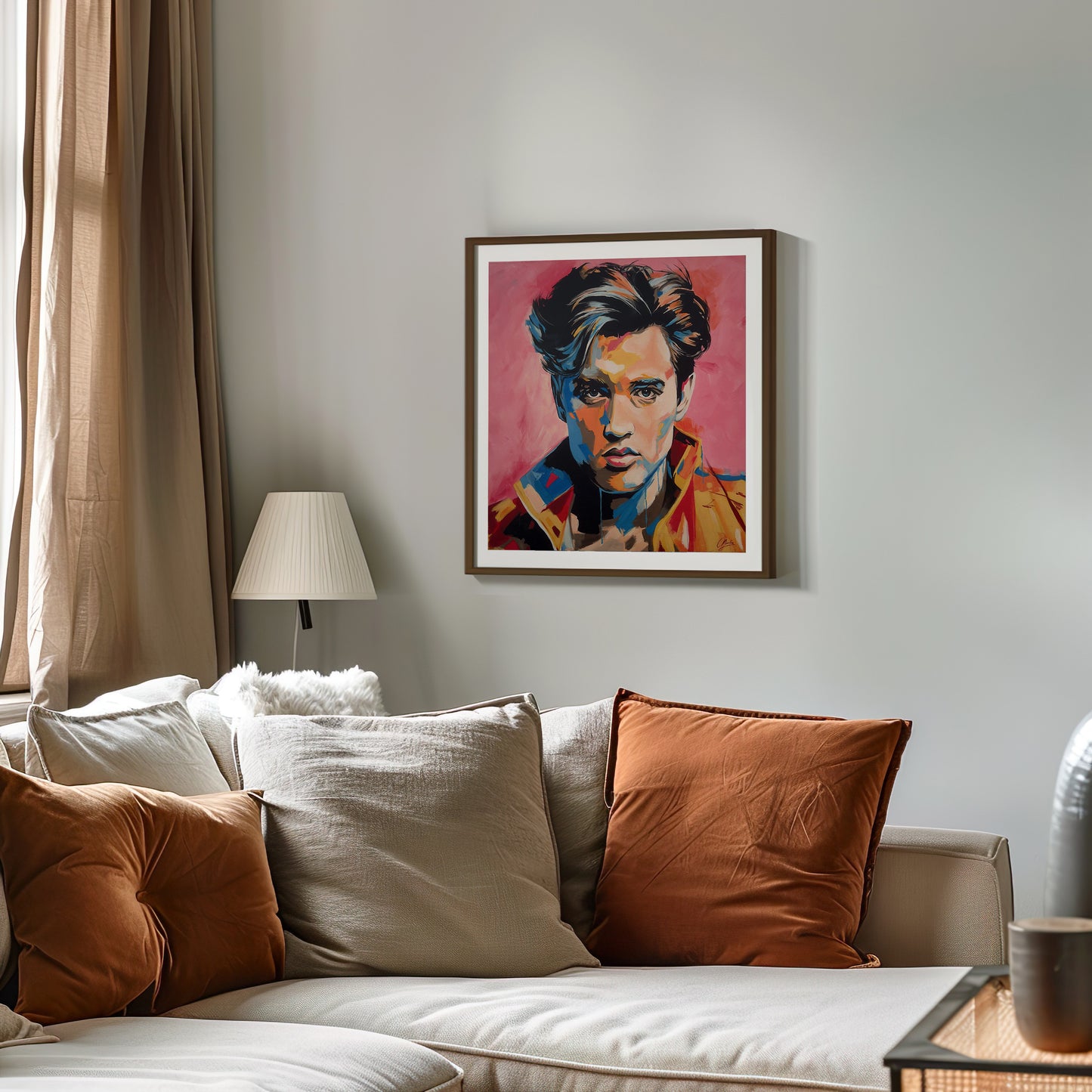 Poster of original artwork " Elvis in Pop reverie "