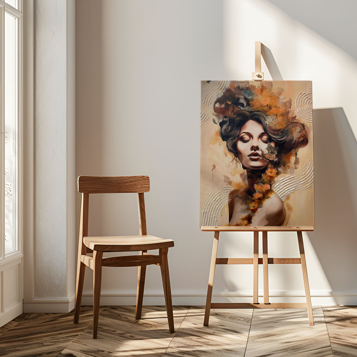 Original artwork "Becoming one" oil on canvas 70 x100 cm