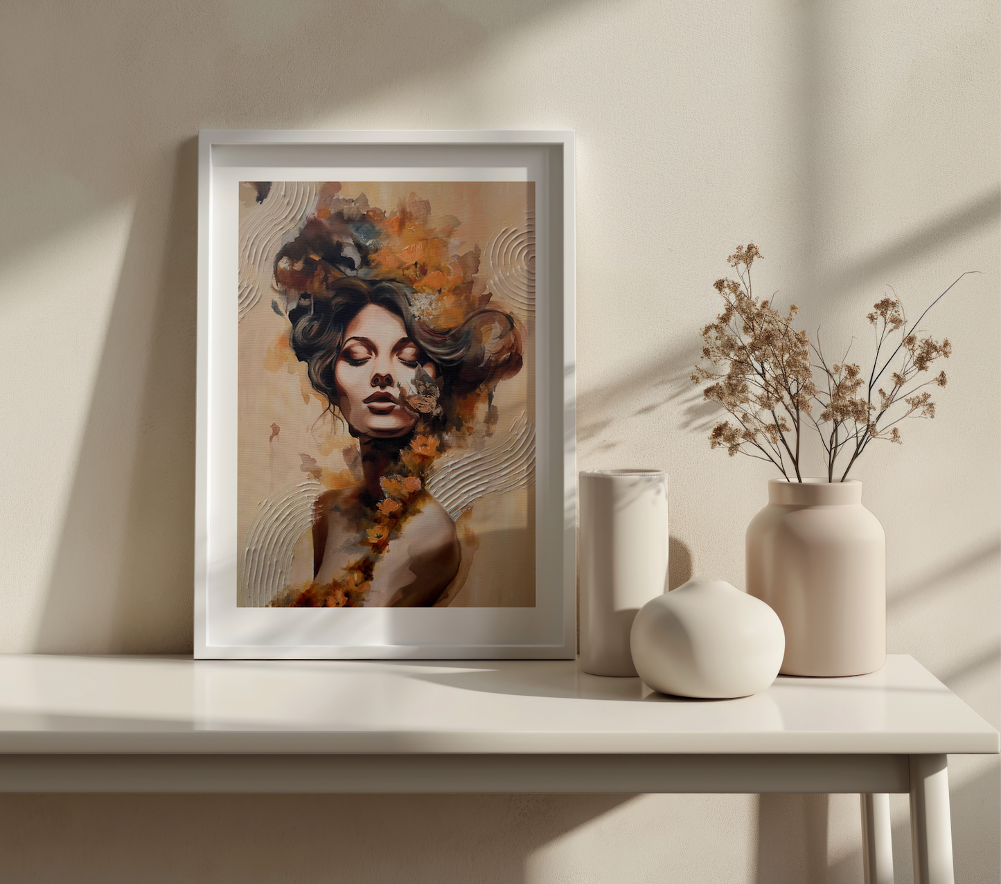 Poster of an original artwork "Becoming One"