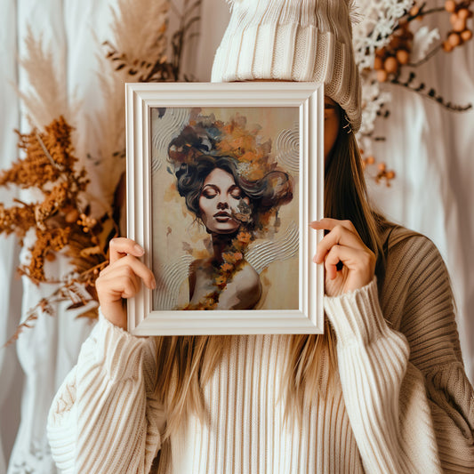 Poster of an original artwork "Becoming One"