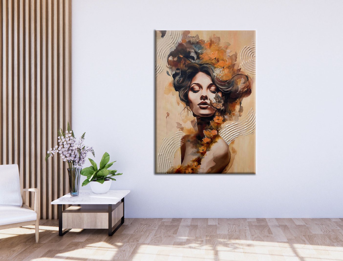 Original artwork "Becoming one" oil on canvas 70 x100 cm