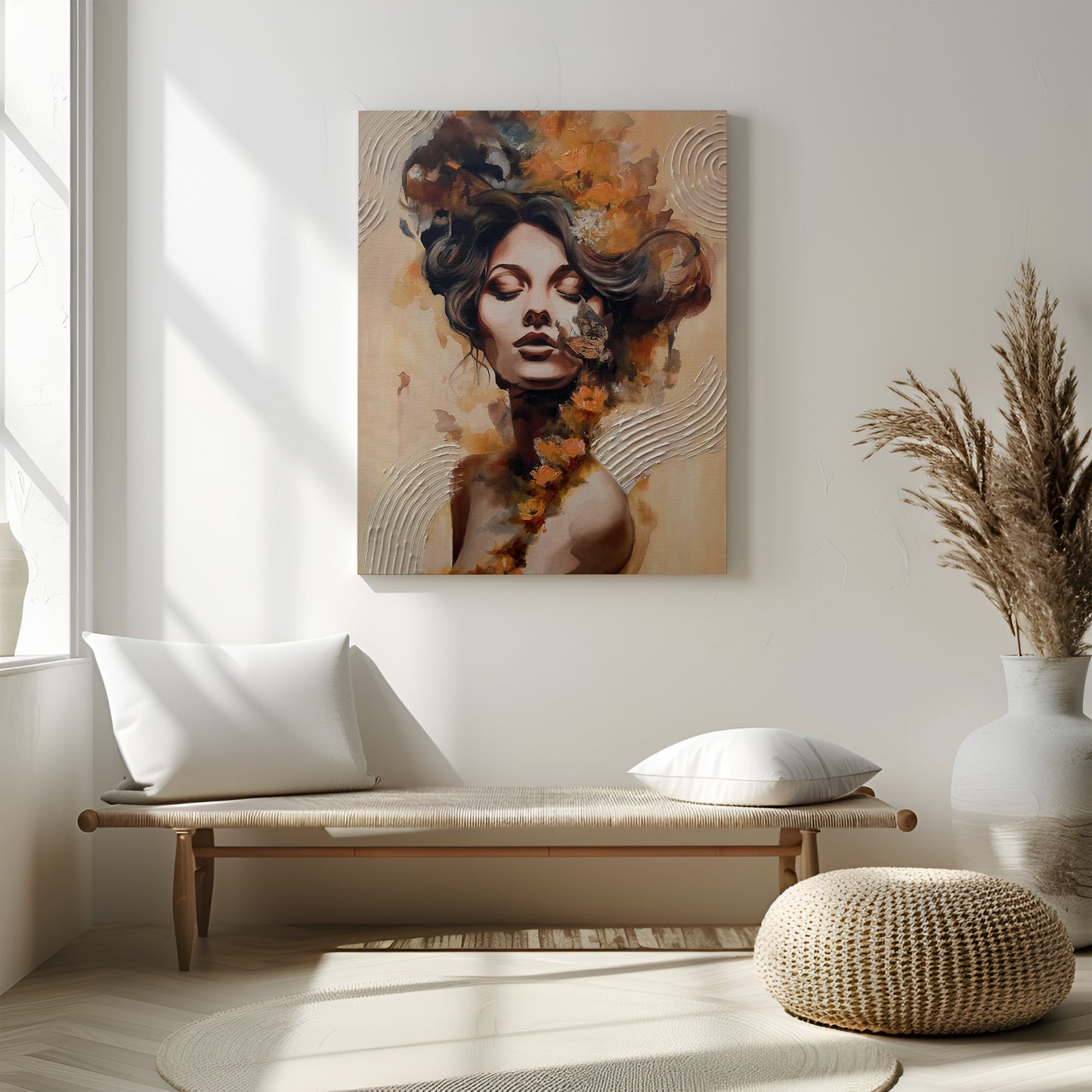 Original artwork "Becoming one" oil on canvas 70 x100 cm
